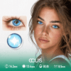 Meridian Bloom Azure Blue Contact Lenses