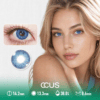 Harbor Nebula Deep Blue Contact Lenses