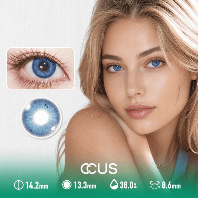Harbor Nebula Deep Blue Contact Lenses