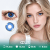 Mirror Lily Cobalt Blue Contact Lenses