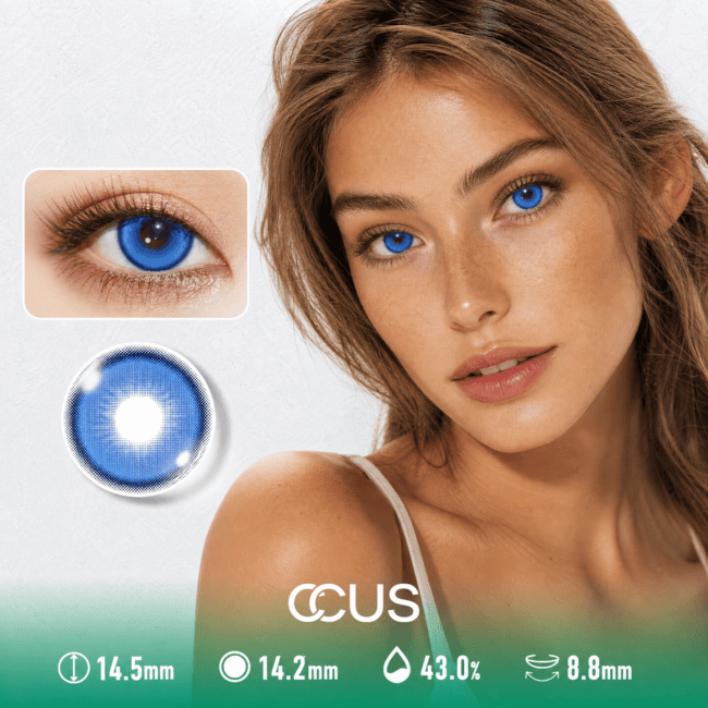 Lisbon Coast Royal Blue Contact Lenses