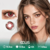 Silk Solstice Red Contact Lenses - Ccus Eyewear · Premium Colored Contacts Silk Solstice Red Contact Lenses