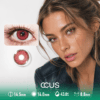 Supernova Ember Red Contact Lenses