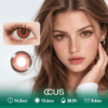 Dusk Milan Ember Red Contact Lenses
