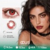 Kyoto Cherry Lacquer Red Contact Lenses