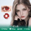 Paris Autumn Velvet Red Contact Lenses