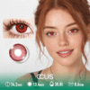 Galaxy Silk Scarlet Red Contact Lenses