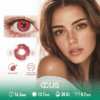 Kyoto Ember Red Contact Lenses - Ccus Eyewear · Premium Colored Contacts Kyoto Ember Red Contact Lenses