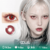 Star Rain Ruby Red Contact Lenses