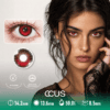 Velvet Abyss Crimson Red Contact Lenses