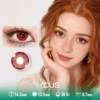 Autumn Peony Scarlet Red Contact Lenses - Ccus Eyewear · Premium Colored Contacts Autumn Peony Scarlet Red Contact Lenses