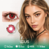 Serene Storm Red Contact Lenses