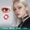 Luminous Storm Red Contact Lenses