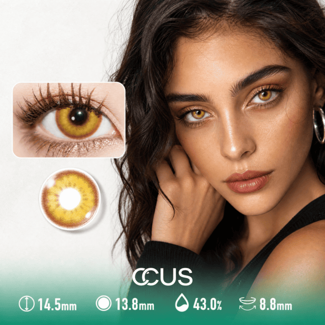 Prague Star Honey Yellow Contact Lenses