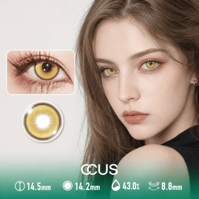 Cartagena Golden Hour Gold Contact Lenses