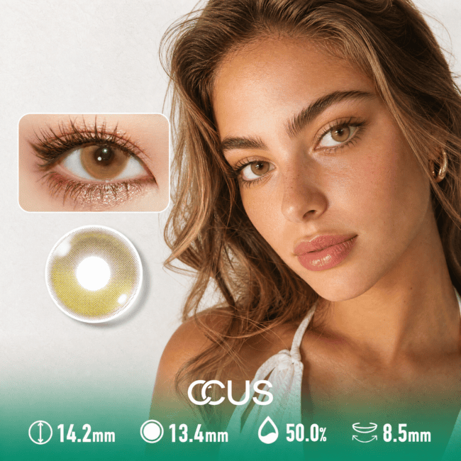 Tuscan Twilight Amber Gold Contact Lenses