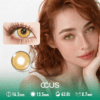 Canary Bloom Gold Contact Lenses