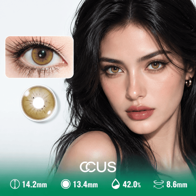 Savanna Goldstone Gold Contact Lenses