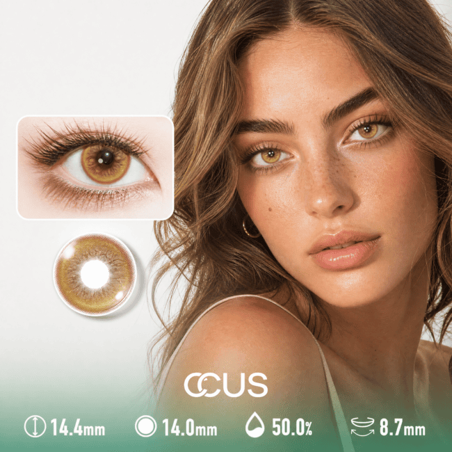 Harvest Moon Amber Gold Contact Lenses