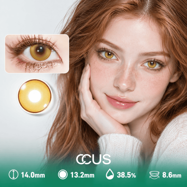 Pomelo Grove Honey Yellow Contact Lenses