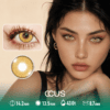 Filigree Buttercup Gold Contact Lenses