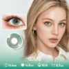 Luminous Lotus Jade Green Contact Lenses