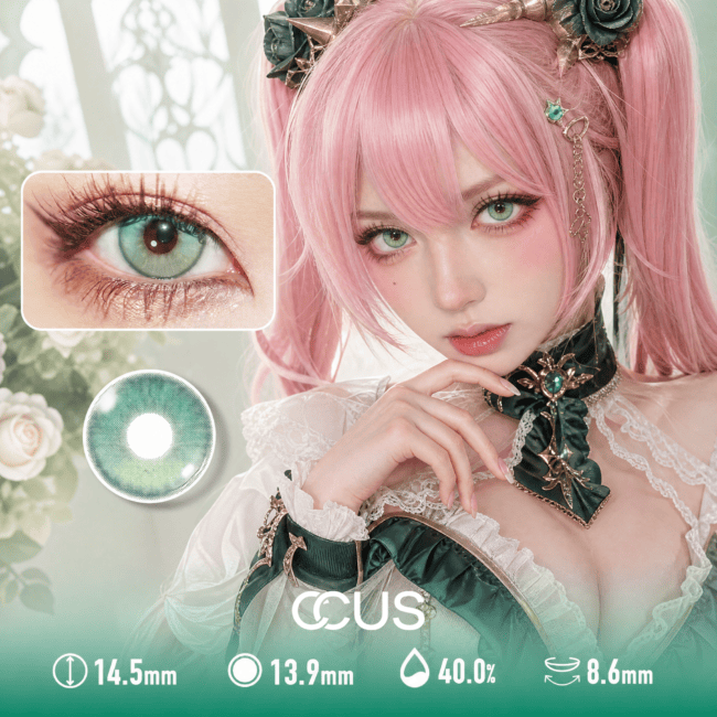 Luminous Snow Sage Green Contact Lenses