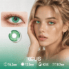 Halo Silk Emerald Green Contact Lenses