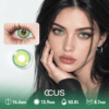 Glass Lotus Lime Green Contact Lenses