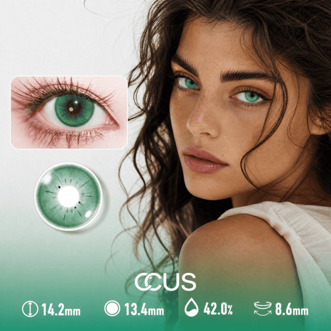 Misty Kyoto Jade Green Contact Lenses