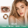 Caramel Dusk Brown Contact Lenses