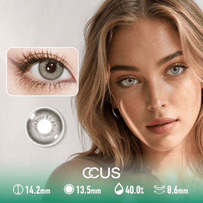 Smoke Mirage Grey Contact Lenses