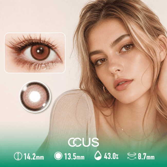 Rosewood Ember Brown Contact Lenses