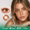 Amber Hearth Brown Contact Lenses