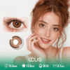 Caramel Dune Amber Brown Contact Lenses