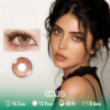 Cocoa Mist Brown Contact Lenses