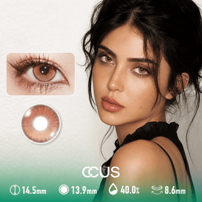 Cocoa Mist Brown Contact Lenses