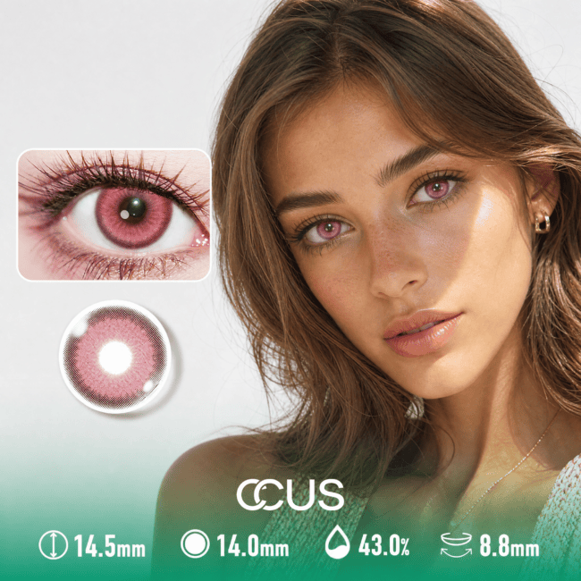 Lisbon Silk Rose Pink Contact Lenses