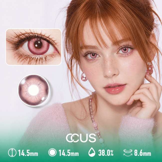 Oslo Mist Pink Contact Lenses