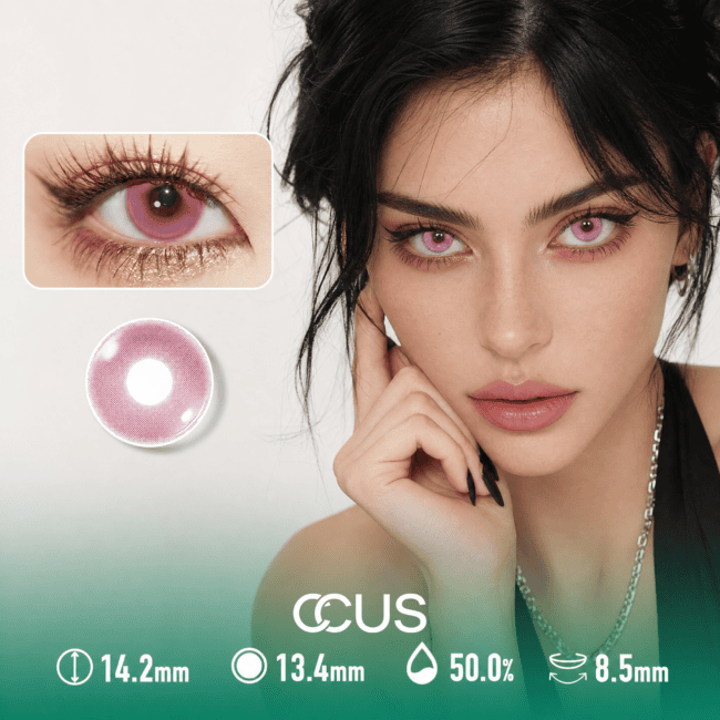 Star Lotus Rose Pink Contact Lenses