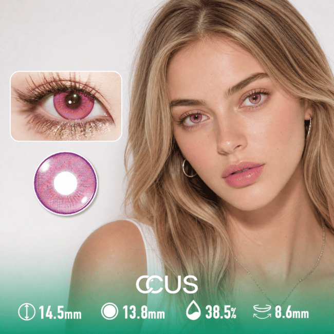 Prague Dreamy Cherry Pink Contact Lenses