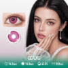 Magenta Bloom Rose Pink Contact Lenses