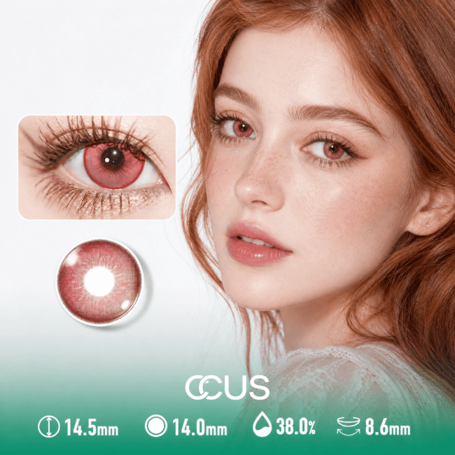 Dusk Rose Pink Contact Lenses