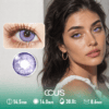 Velvet Haze Purple Contact Lenses - Ccus Eyewear · Premium Colored Contacts Velvet Haze Purple Contact Lenses