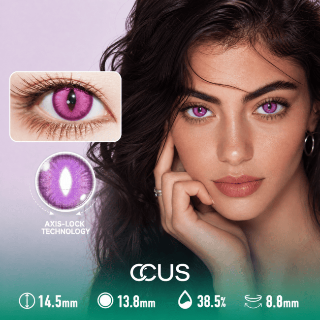 Electric Orchid Purple Contact Lenses