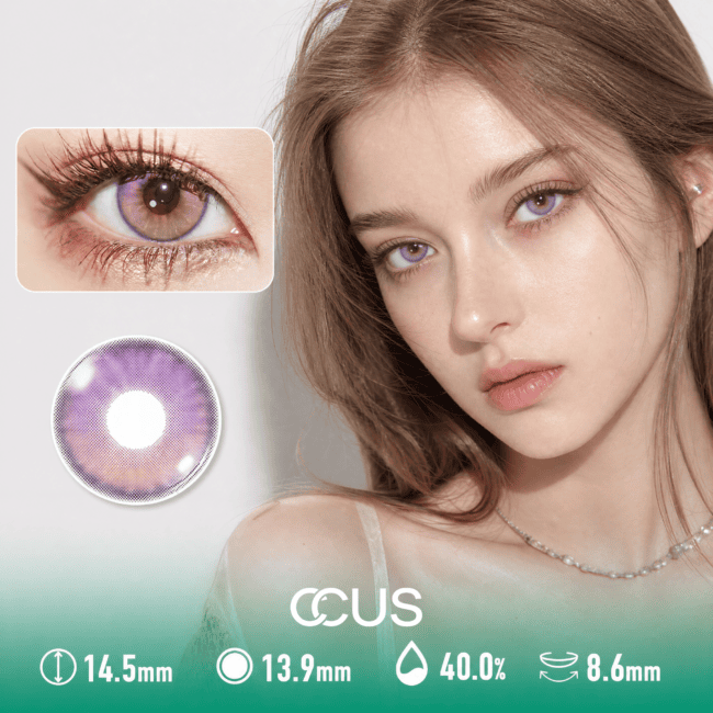 Midnight Orchid Purple Contact Lenses