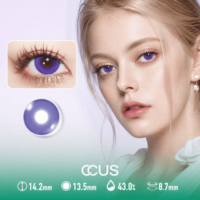 Thunder Amethyst Purple Contact Lenses