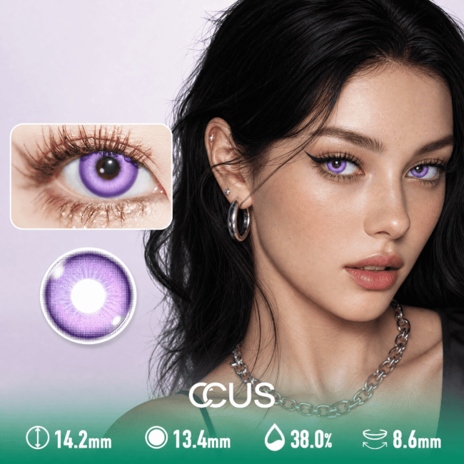 Solstice Milan Purple Contact Lenses
