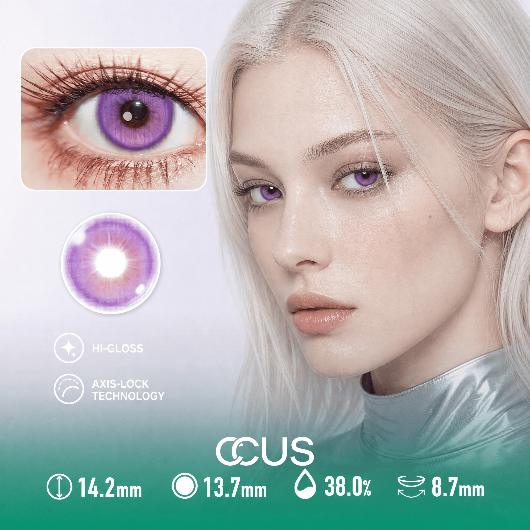 Nebula Solstice Moon Purple Contact Lenses - Ccus Eyewear · Premium Colored Contacts Nebula Solstice Moon Purple Contact Lenses