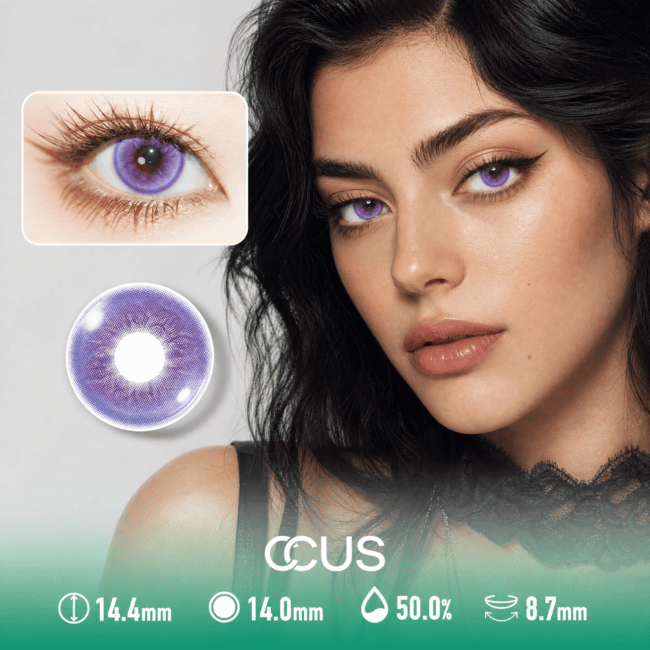 Blossom Aurora Purple Contact Lenses